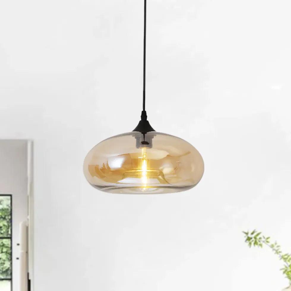 Streamlined Vintage Colored Glass Pendant Light - Clowas