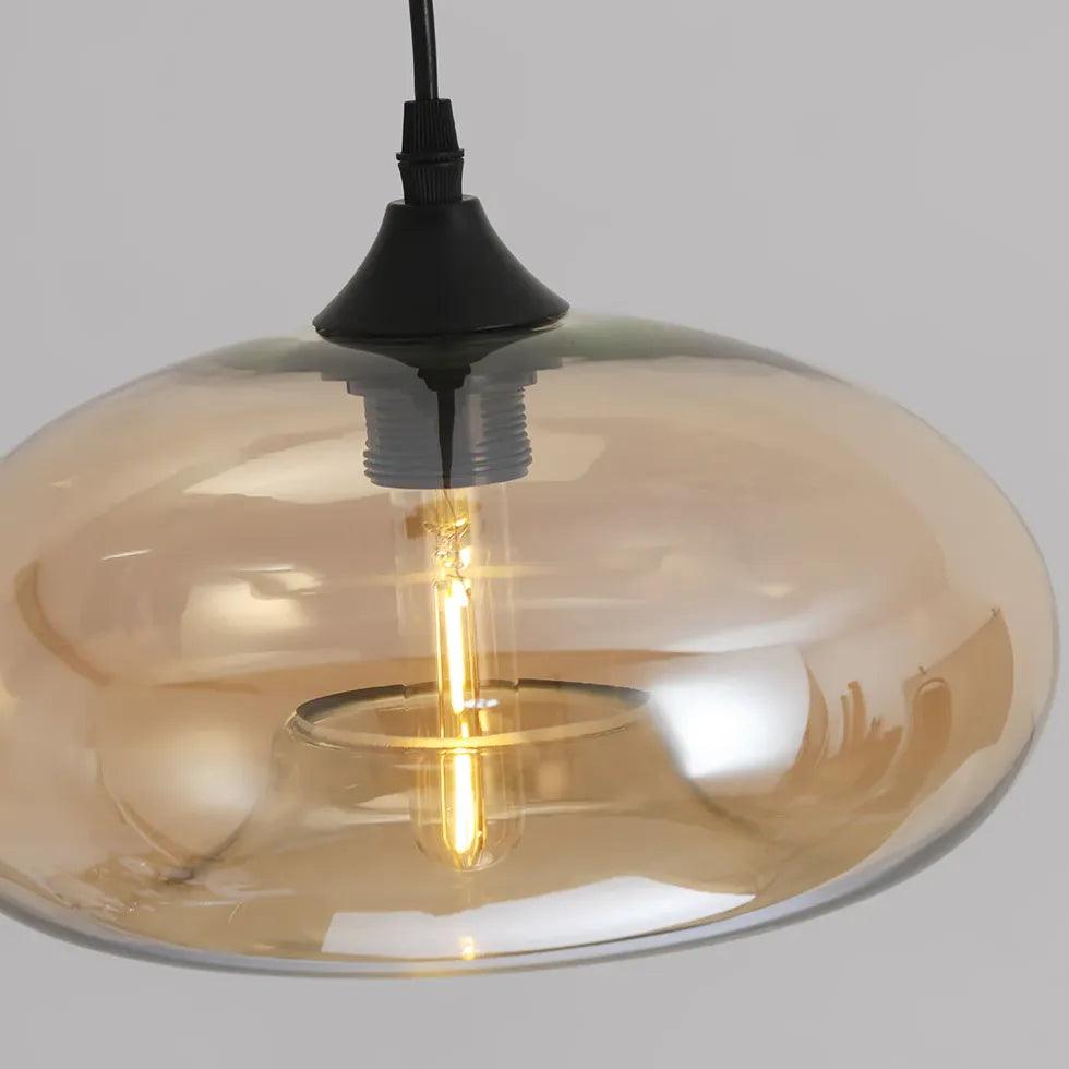 Streamlined Vintage Colored Glass Pendant Light - Clowas