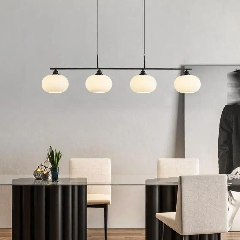 Multi-Light Spherical Glass Modern Pendant Light - Clowas