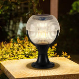 Minimalist Solar Outdoor Pillar Light for Garden