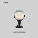 Minimalist Solar Outdoor Pillar Light for Garden