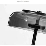 Black Glass Modern Style Table Lamp - Clowas