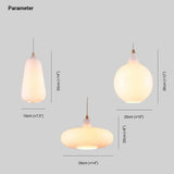 Matte Frosted White Glass Minimalist Pendant Light - Clowas