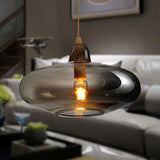 Matte Frosted White Glass Minimalist Pendant Light - Clowas