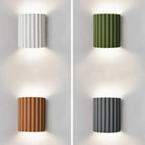 Half-Circle Resin Up and Down Lights - Clowas