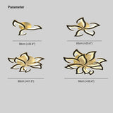 Petal-Shaped White Living Room Ceiling Light - Clowas
