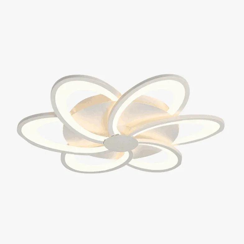 Flower-Shaped Modern White Bedroom Ceiling Light - Clowas