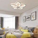Flower-Shaped Modern White Bedroom Ceiling Light - Clowas
