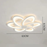Flower-Shaped Modern White Bedroom Ceiling Light - Clowas