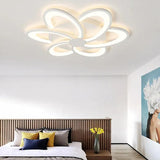 Flower-Shaped Modern White Bedroom Ceiling Light - Clowas