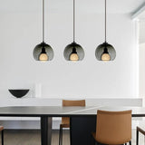 Pendant Light Smoked Glass Nordic Dining Room