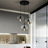 Pendant Light Smoked Glass Nordic Dining Room