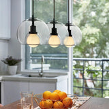 Pendant Light Smoked Glass Nordic Dining Room