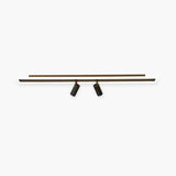 Rectangular Black LED Living Room Ceiling Light - Clowas