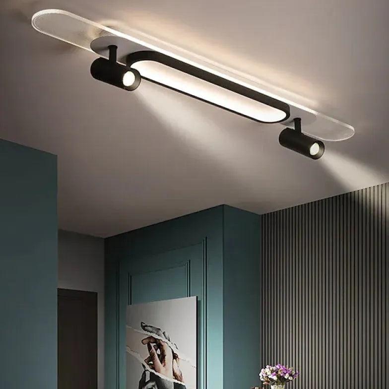 Adjustable Black LED Entryway Ceiling Light - Clowas