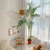 Hat-Shaped Frame Modern Living Room Pendant Light - Clowas