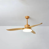 Curved Blade Modern Dining Room Fan Light - Clowas