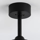 Three-Blade Walnut Color Simple Kitchen Fan Light - Clowas
