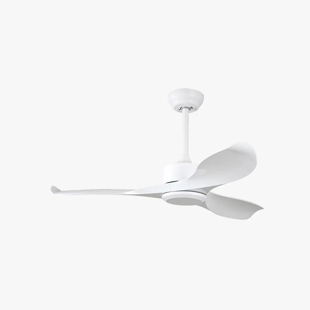 Sleek Black Modern Kitchen Ceiling Fan Light - Clowas
