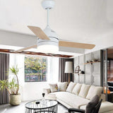 Black Modern Living Room Fan Light - Clowas