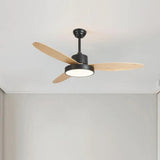 Oval Blade Modern Living Room Fan Light - Clowas
