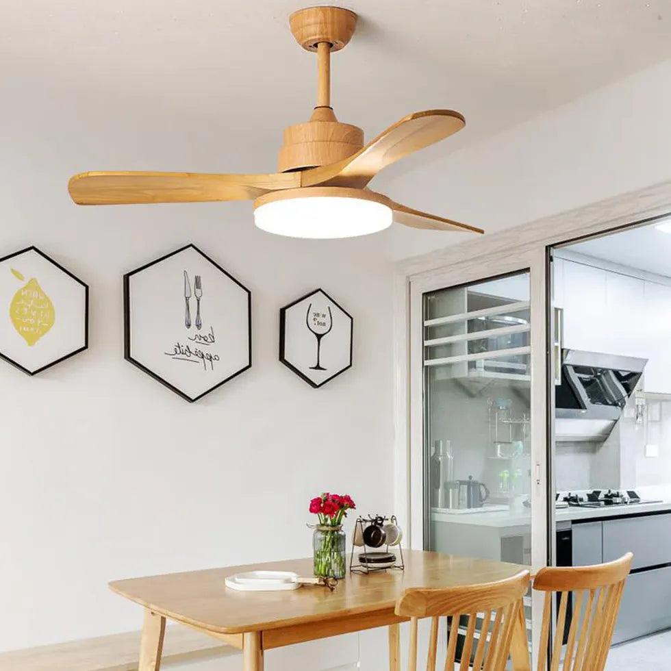 Black Wood for Dining Room Fan Light - Clowas