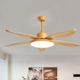 6-Blade Dimmable for Dining Room Ceiling Fan Light - Clowas