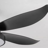 Streamlined White Modern Restaurant Ceiling Fan Light - Clowas