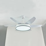 Six-Blade Modern Minimalist LED Fan Light - Clowas