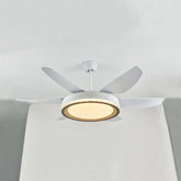 LED White Modern Living Room Fan Light - Clowas