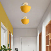 Hemispherical Corridor Wooden Ceiling Light - Clowas