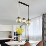 Transparent Cylindrical Glass Pendant Light - Clowas