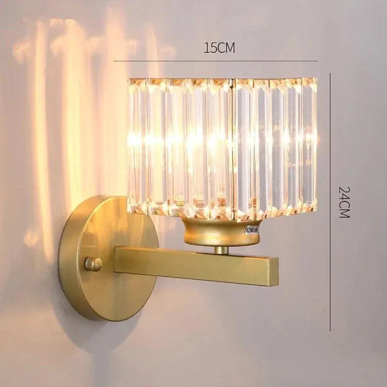 Cube Luxury Crystal Modern Wall Lights - Clowas