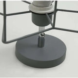 Geometric Metal Frame Black Modern Ceiling Light - Clowas