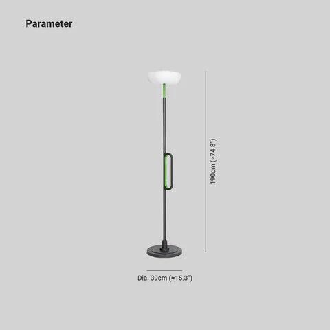 High-pole solar outdoor floor lamp - Clowas