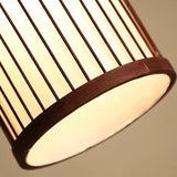 Hollowed Out Wood Rattan Dining Room Pendant Light - Clowas