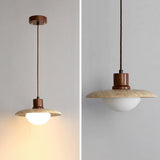 Yellow Cave Stone Wabi-Sabi Dining Table Light Pendant