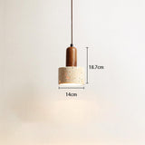Yellow Cave Stone Wabi-Sabi Dining Table Light Pendant