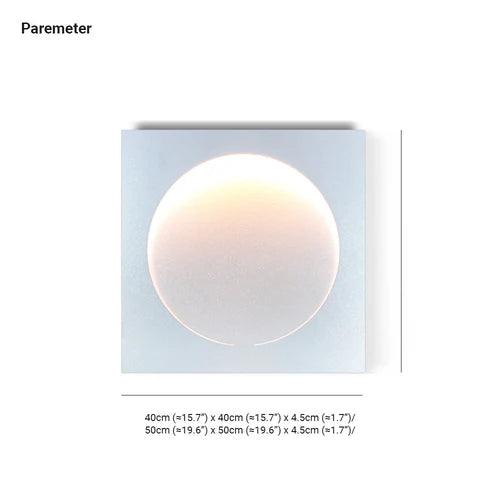 Circle Flush White Led Modern Wall Lights - Clowas