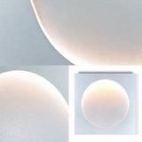 Circle Flush White Led Modern Wall Lights - Clowas