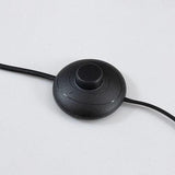 Black Cone-Shaped White Cylindrical Floor Lamp - Clowas