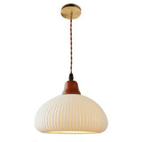 Wabi-Sabi Style Ceramic Pendant Light for Dining Room