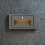 Modern Outdoor Step Light with Motion Sensor for Exterior Walls