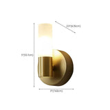 Indoor Cylinder Glass Up and Down Lights - Clowas