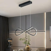 Interwoven Streamlined LED Dining Room Pendant Light - Clowas