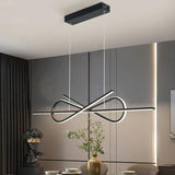 Interwoven Streamlined LED Dining Room Pendant Light - Clowas