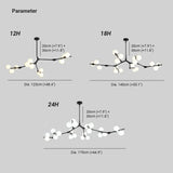 Irregular Branches Bedroom LED Chandelier - Clowas