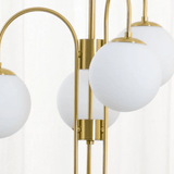 Nordic Milk White Glass Bubble Chandelier