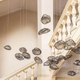 Irregular Shaped Glass Shade Modern Pendant Light - Clowas