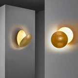 Italian LED Disc Wall Light for Bedroom